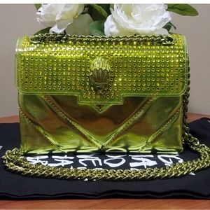 Mini Kensington Convertible Bright Green Crossbody Bag
Kurt Geiger London